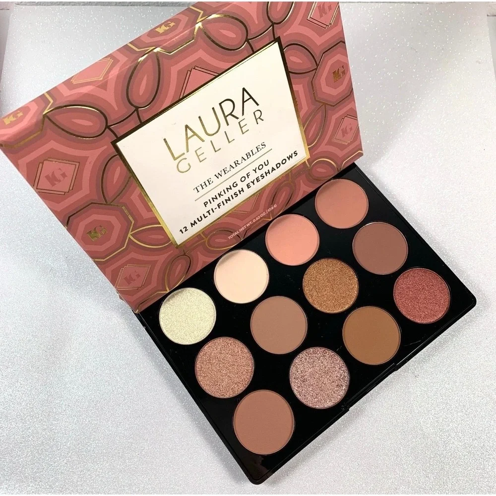Laura Geller The Wearables Pinking Of You 12 Multi-Finish Eyeshadow Palette New
